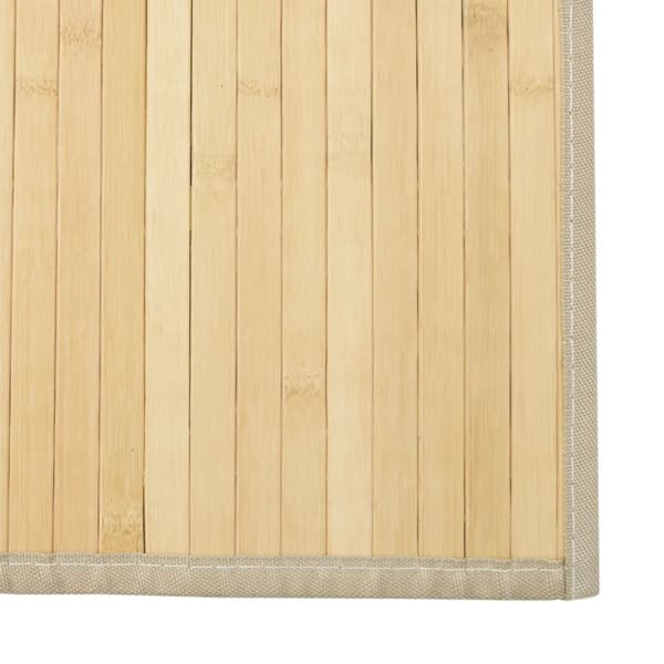 Matta rektangulär ljus naturlig 60x400 cm bambu