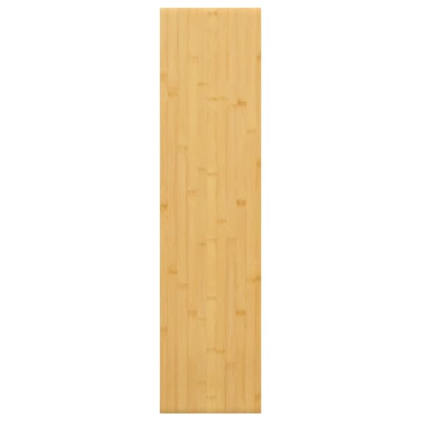 Vägghylla 80x20x4 cm bambu