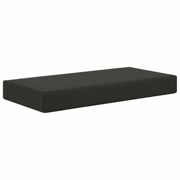 Utomhus sitskudde Svart 80 x 40 x 8 cm 100% Polyester