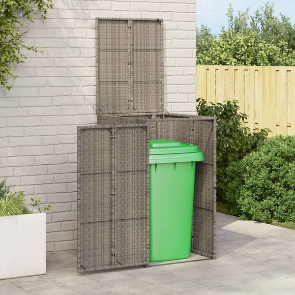 Avfallshink Box Grå 65 x 80 x 115 cm polyeten