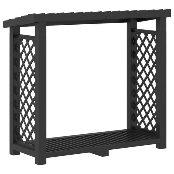 Eldstäder Rack Antracit 114 x 46 x 101 cm PP