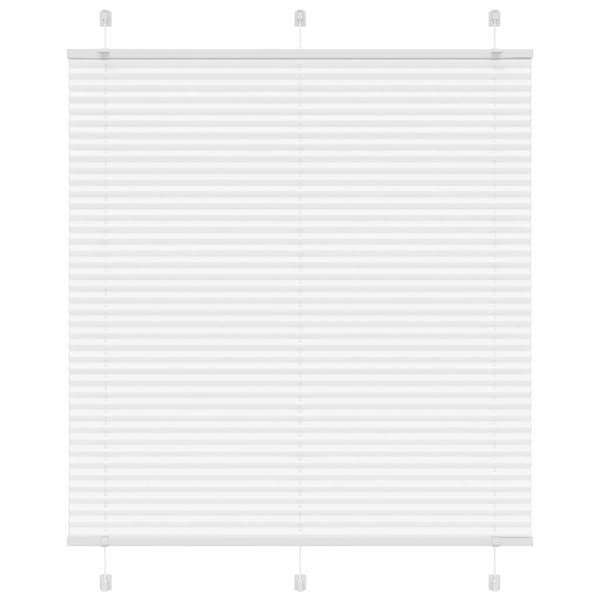 Plisserad persienn vit 115x150 cm tyg bredd 114,4cm polyester