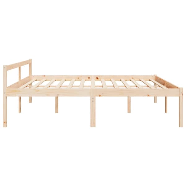 Säng 200x200 cm massiv furu