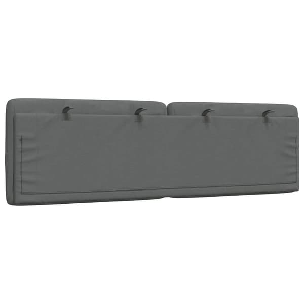 Headboard Cushion Dark Grey 160 cm Fabric