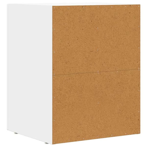 Sängbord Vit 40 x 35 x 50 cm Konstruerat trä