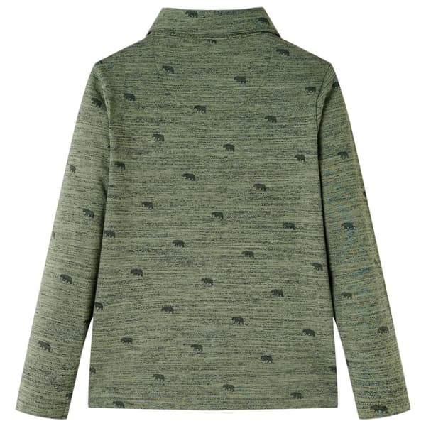 Skjorta för barn khaki melange 128
