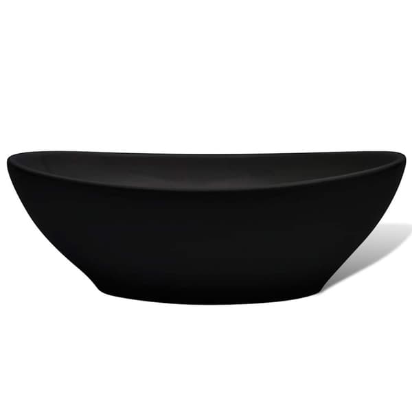 Handfat keramik 40x33 cm svart