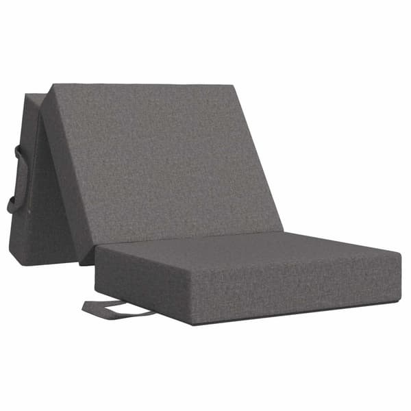 Fällbar Soffbed 90 x 63 x 45 cm Ljusgrå