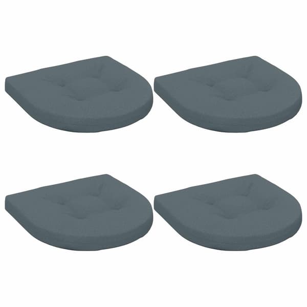 4-delade Sittdynor 4 st 100% Polyester Blå 40 x 40 x 5 cm