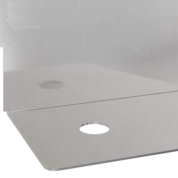 Kant för gräsmatta 20 pcs 102 x 4 x 4 cm Stål Silver