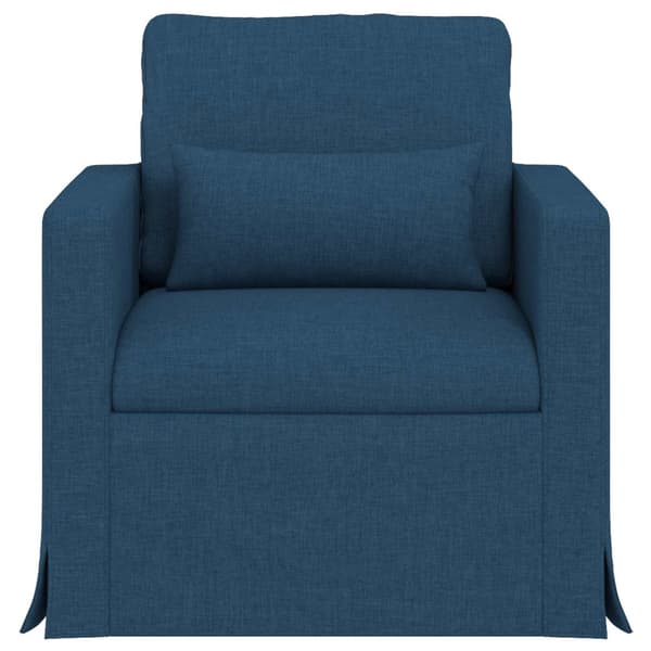 Soffa Blå 78 x 78 x 80 cm tyg