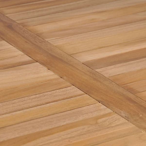 Trädgårdsbord 80x80x77 cm massiv teak