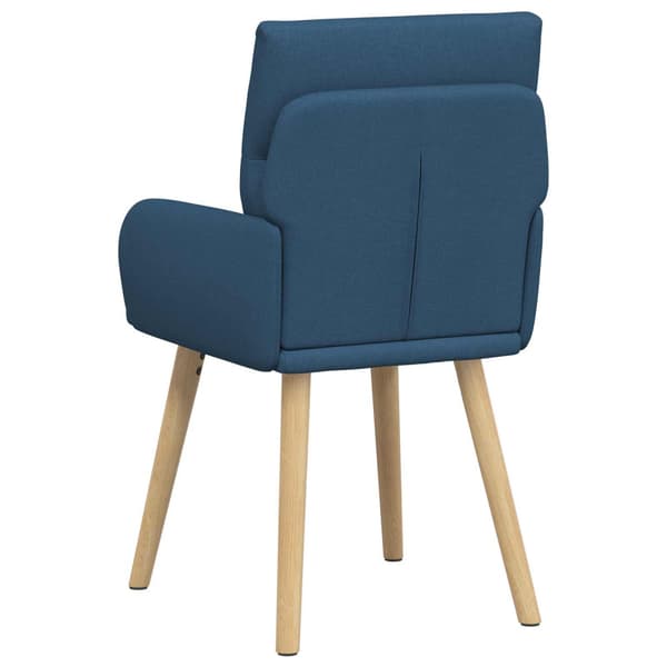 Matstolar 2 pcs Tyg Blå 60 x 56 x 96 cm