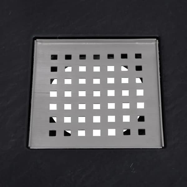Duschkar SMC svart 90x90 cm