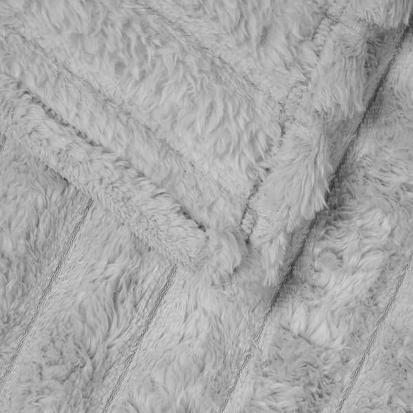 Filtar 6 pcs Grå 200 x 150 cm Fleece