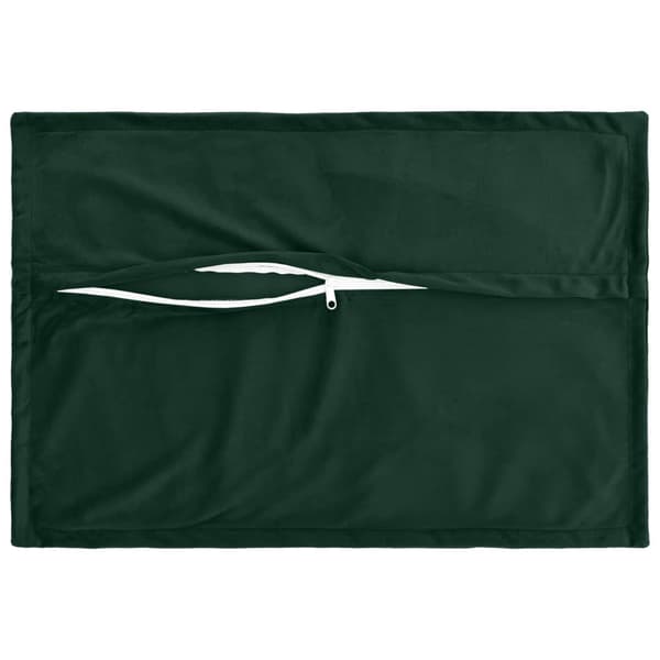 Kuddöverdrag 2 st HOUTEN Mörkgrön 30 x 50 cm Sammet