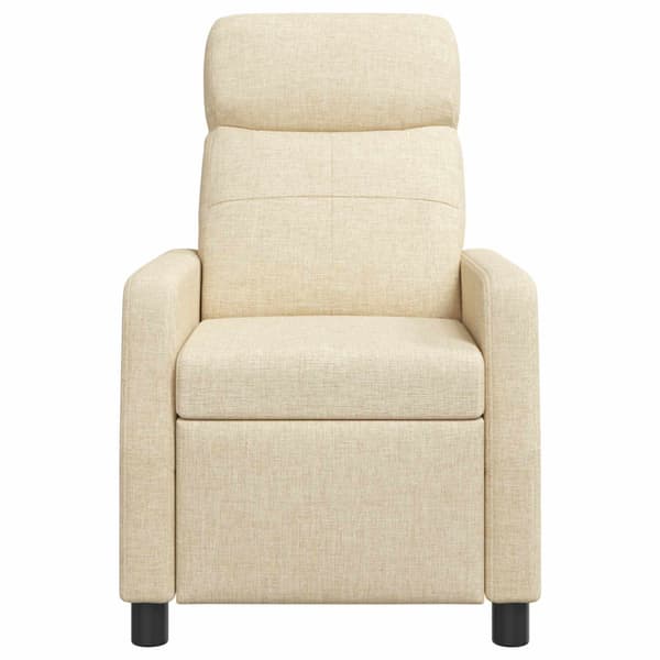 Recliner Gräddvit Tyg