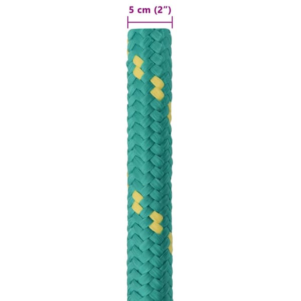 Båtsnöre 5 mm 25 m Grön