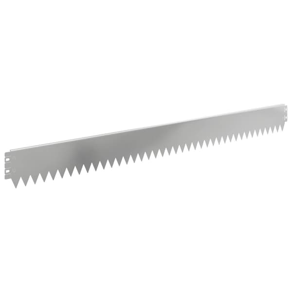 Kant för gräsmatta 30 pcs 103 x 10 cm Stål Silver