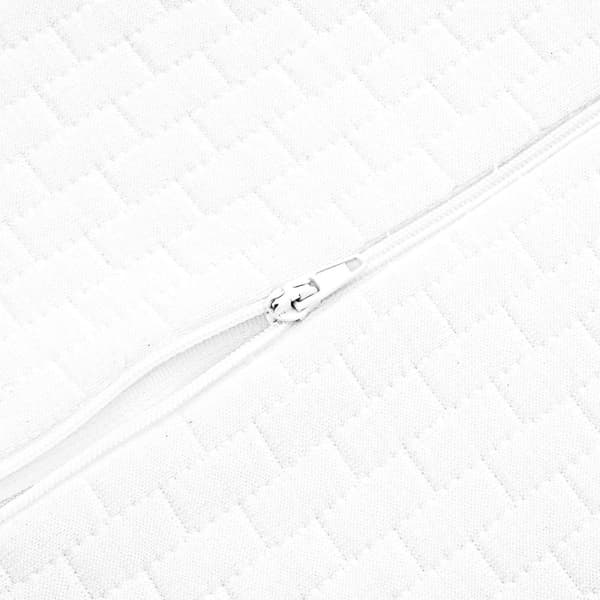 Sovkudde Enfärgad Vit 60 x 37 x 12,5 cm Minneskum