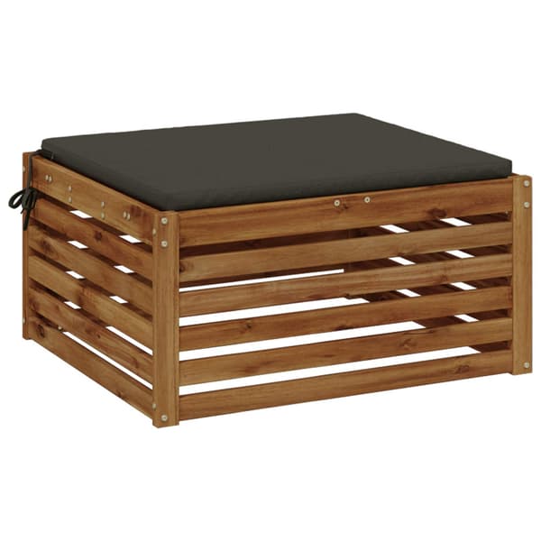 1-delad Sittdyna SOEST 100% Polyester Antracit 70 x 70 x 3 cm