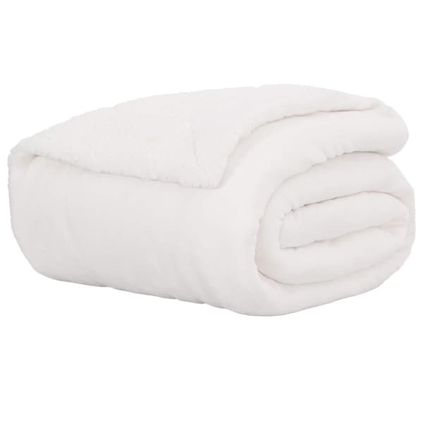 Kastfilt Vit 130 x 150 cm Fleece