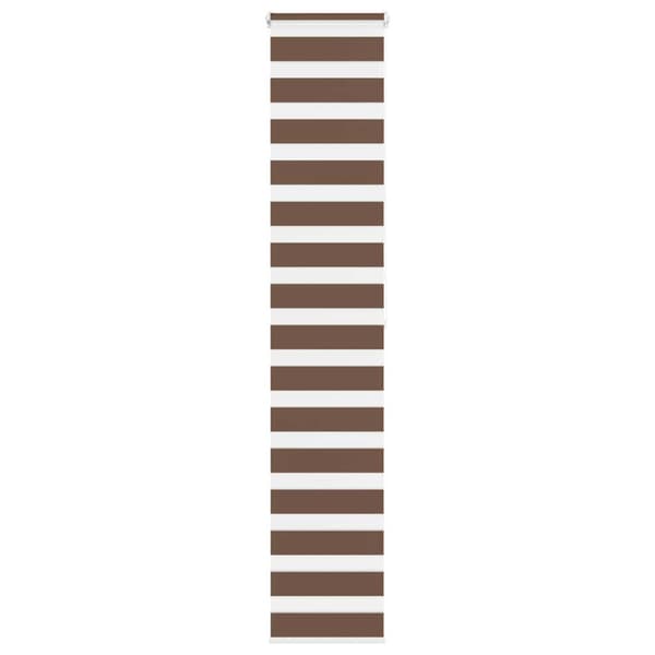 Plisserad persienn ljusgrå 55x200cm tyg bredd 54,4cm polyester