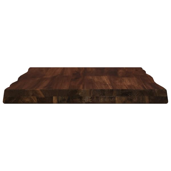 Rektangulärt Bordsskiva 80 x 40 x 3,5 cm Rektangulär Mörkbrun