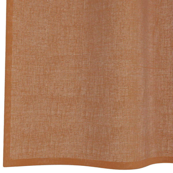 Voile gardiner med genomföringar 2 st terrakotta