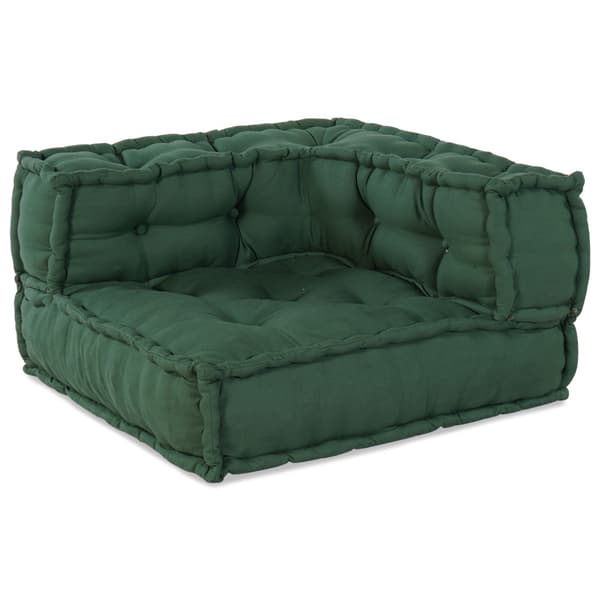 Modulsofa enhet 4 pcs Grön Tyg