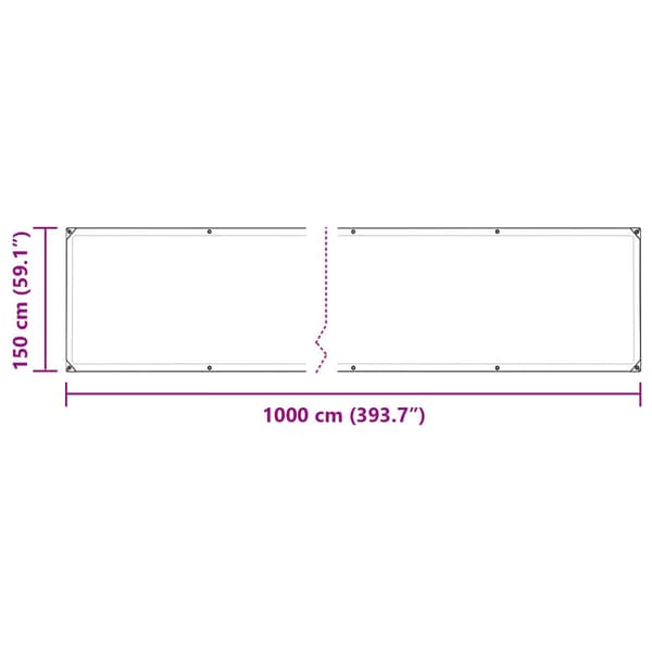 Växtskydd Transparent 10 x 1,5 m PVC