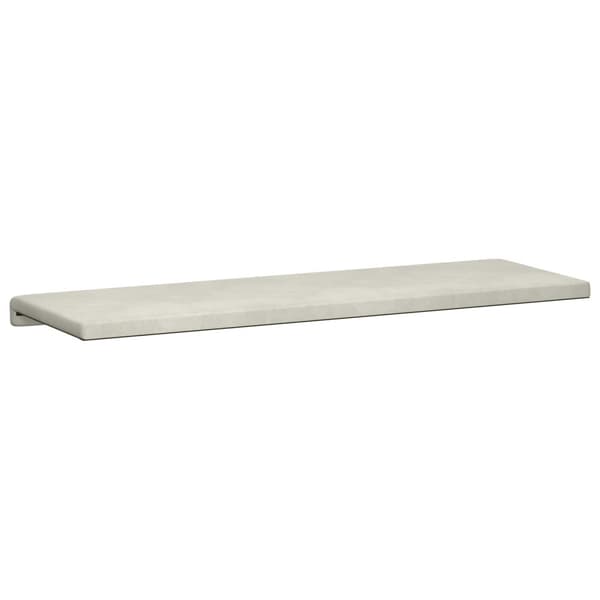 Bänk kudde Sammet Gräddvit Djup 35 cm