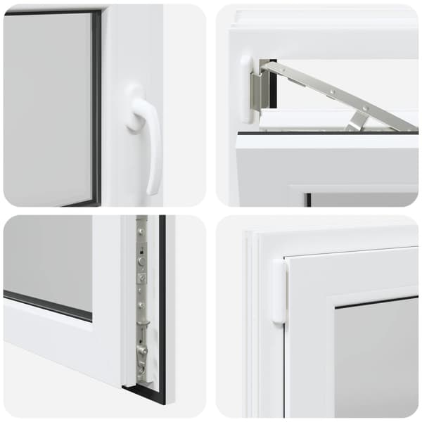 Källarfönster RISOR 100 x 55 cm PVC och glas