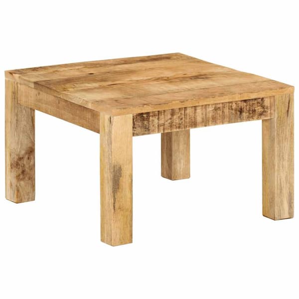Soffbord 55x55x35 cm massivt mangoträ