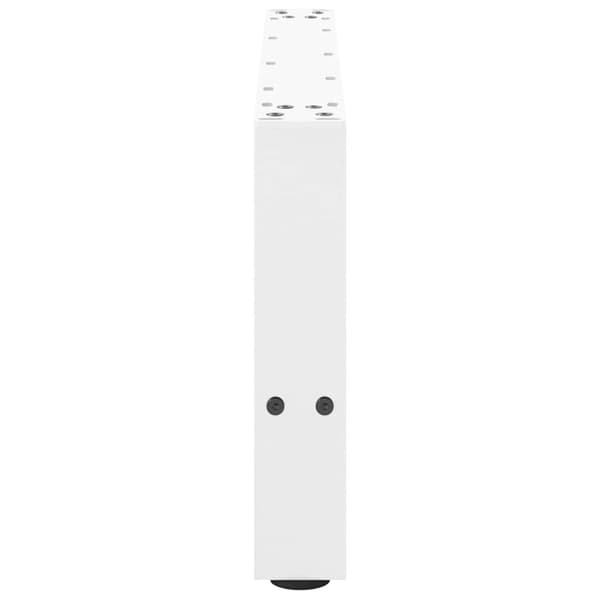 Soffbordsben vita 2 st 70x(30-31) cm stål