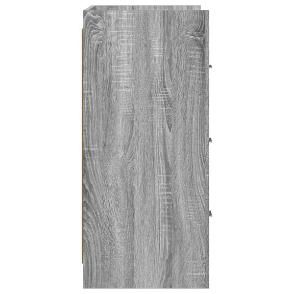 Sideboard Grå Sonoma 75 x 33 x 80 cm Konstruerat trä