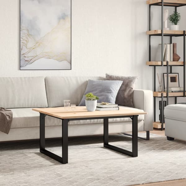 Bordsben för soffbord O-ram 70x60x43 cm stål