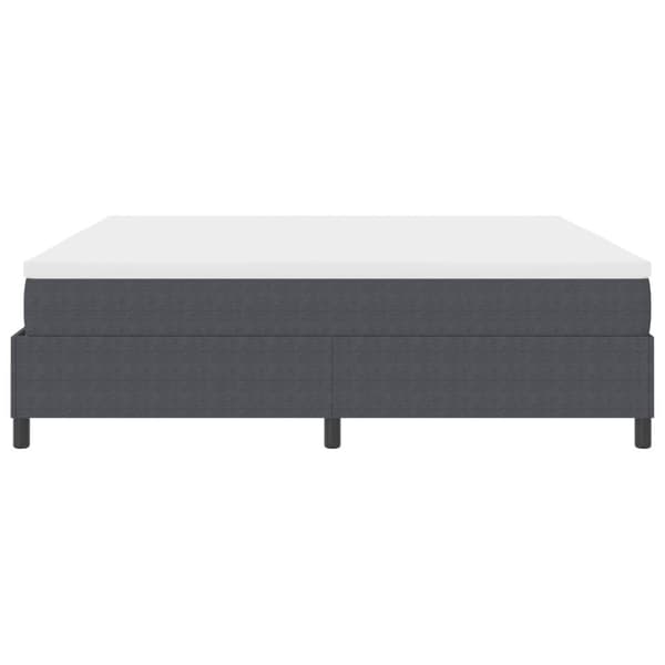 Bäddfjäder Mörkgrå och vit 200 x 200 cm Kordread tyg