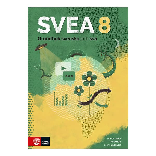 SVEA 8 Grundbok svenska och sva (häftad)