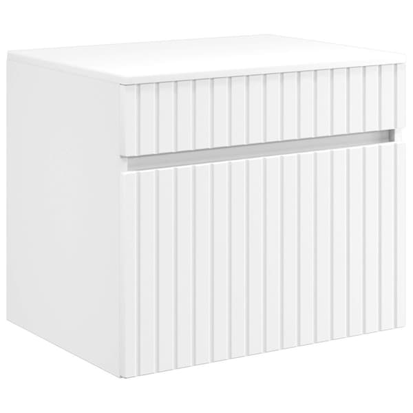 Badrumsskåpsset 4 pcs Vit 100 x 14,5 x 70 cm Konstruerat trä