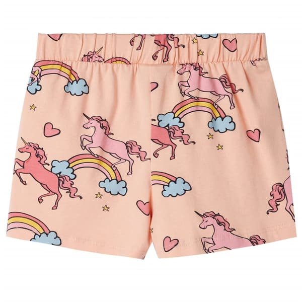 Barnpyjamas med korta ärmar ljus orange 104