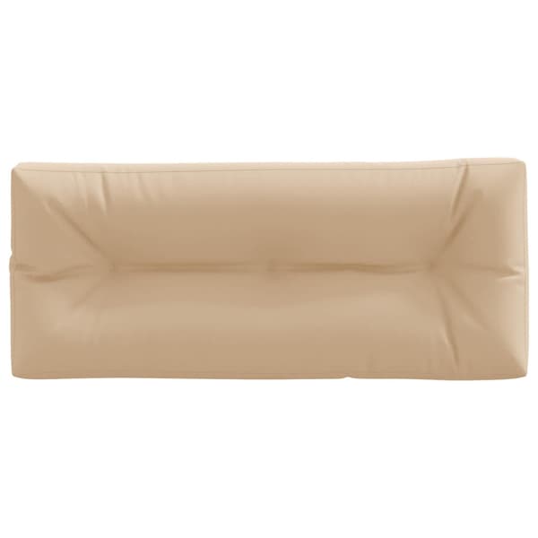Pallryggkudde VIANEN 100% Polyester Sand 120 x 50 x 12 cm
