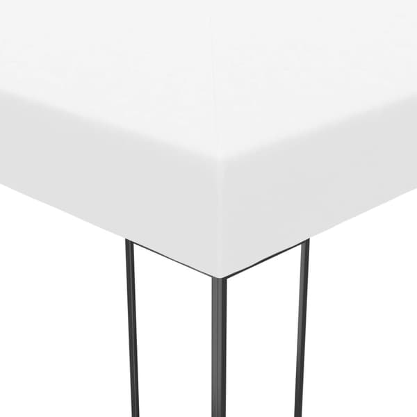 Paviljong med ljusslinga LED 3x3 m vit
