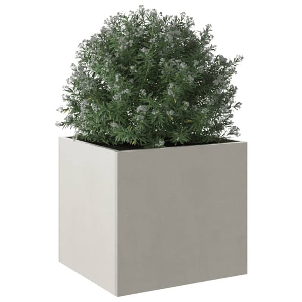 Odlingslåda silver 32x30x29 cm rostfritt stål