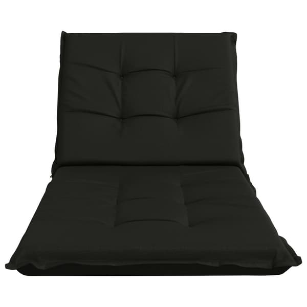 Solstol Kudde GEMERT 100% Polyester Svart 190 x 80 x 9 cm