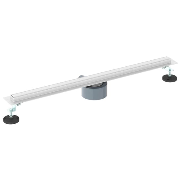 360° Duschavlopp med smal modell Silver 70 cm