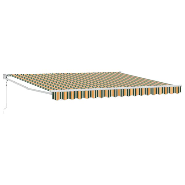 Utfällbar markis Flerfärgsdesign 400 × 300 cm