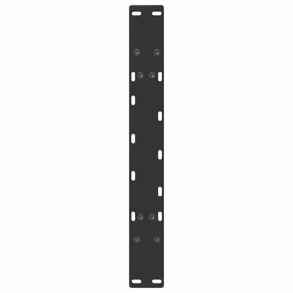 Soffbordsben A-formade 2 st svarta 70x(42-43) cm stål
