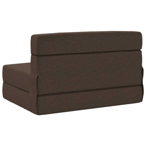 Fällbar Soffbed Taupe 70 x 72 x 60 cm Tyg