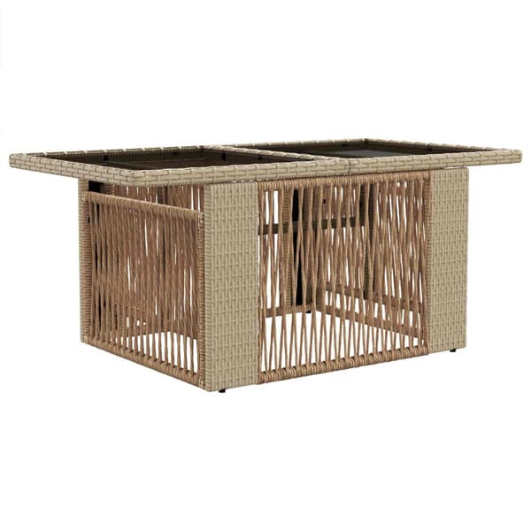 Trädgårdsoffset 5 st Beige konstrotting